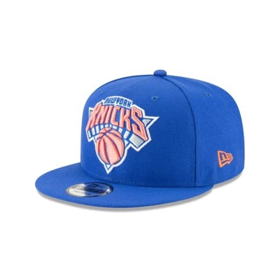 Sapca New Era New York Knicks NBA Squad Twist 9FIFTY Snapback - Albastri